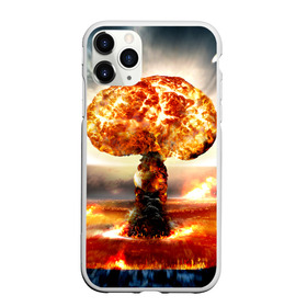 Чехол для iPhone 11 Pro Max матовый с принтом Атомный взрыв в Белгороде, Силикон |  | city | earth | explosion | mushroom | night | nuclear | sky | атомный | взрыв | город | гриб | земля | небо | ночь