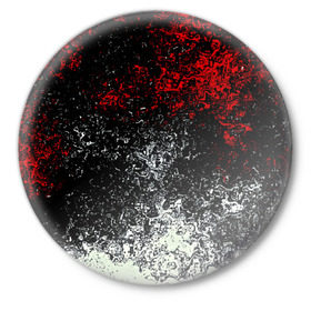 Значок с принтом Взрыв красок в Белгороде,  металл | круглая форма, металлическая застежка в виде булавки | Тематика изображения на принте: брызги | разноцветный | яркий