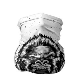 Бандана-труба 3D с принтом Рык гориллы в Белгороде, 100% полиэстер, ткань с особыми свойствами — Activecool | плотность 150‒180 г/м2; хорошо тянется, но сохраняет форму | animal | beast | gorilla | head | monkey | nature | rage | roar | голова | горилла | жиивотное | зверь | обезьяна | природа | рык | ярость