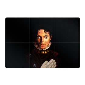 Магнитный плакат 3Х2 с принтом Король Майкл Джексон в Белгороде, Полимерный материал с магнитным слоем | 6 деталей размером 9*9 см | king | michael jackson | pop music | король | майкл | музыка | перчатка | поп музыка