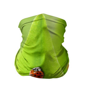 Бандана-труба 3D с принтом Жучки на травке в Белгороде, 100% полиэстер, ткань с особыми свойствами — Activecool | плотность 150‒180 г/м2; хорошо тянется, но сохраняет форму | жук | зеленый | зелень | красный | насекомые | природа