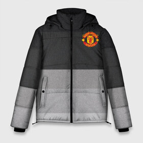 Мужская зимняя куртка 3D с принтом Manchester United - Noise (Шум) в Белгороде, верх — 100% полиэстер; подкладка — 100% полиэстер; утеплитель — 100% полиэстер | длина ниже бедра, свободный силуэт Оверсайз. Есть воротник-стойка, отстегивающийся капюшон и ветрозащитная планка. 

Боковые карманы с листочкой на кнопках и внутренний карман на молнии. | manchester united | манчестер юнайтед | футбол