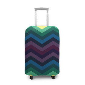 Чехол для чемодана 3D с принтом Sweet Rainbow в Белгороде, 86% полиэфир, 14% спандекс | двустороннее нанесение принта, прорези для ручек и колес | 