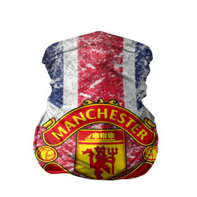 Бандана-труба 3D с принтом British Manchester United в Белгороде, 100% полиэстер, ткань с особыми свойствами — Activecool | плотность 150‒180 г/м2; хорошо тянется, но сохраняет форму | british | manchester united | mu | игра | манчестер | манчестер юнайтед | мю | флаг британии | футбол | эмблема мю