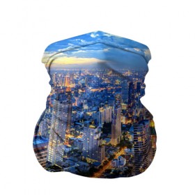 Бандана-труба 3D с принтом Таиланд в Белгороде, 100% полиэстер, ткань с особыми свойствами — Activecool | плотность 150‒180 г/м2; хорошо тянется, но сохраняет форму | architecture | bangkok | city | lights | night | sky | skyscrapers | sunset | thailand | архитектура | бангкок | город | закат | небо | ночь | огни | таиланд