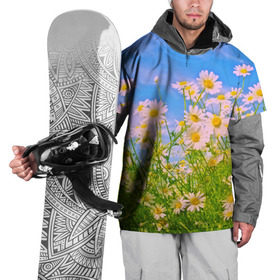 Накидка на куртку 3D с принтом Ромашка в Белгороде, 100% полиэстер |  | Тематика изображения на принте: flower | лето | полевой цветок | цветочки | цветы