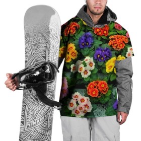 Накидка на куртку 3D с принтом Фиалки в Белгороде, 100% полиэстер |  | flower | лето | поле | полевой цветок | цветочки | цветы