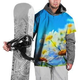 Накидка на куртку 3D с принтом Ромашка полевая в Белгороде, 100% полиэстер |  | flower | лето | поле | полевой цветок | цветочки | цветы