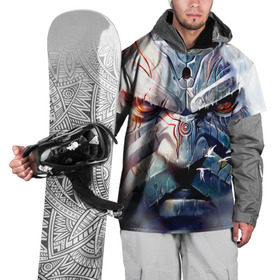 Накидка на куртку 3D с принтом Фэнтези, голова скала в Белгороде, 100% полиэстер |  | dragons | fantasy | giant | head | rock | гигант | голова | драконы | скала | фэнтези