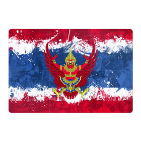 Магнитный плакат 3Х2 с принтом Таиланд в Белгороде, Полимерный материал с магнитным слоем | 6 деталей размером 9*9 см | flag | garuda | thailand | гаруда | таиланд | флаг