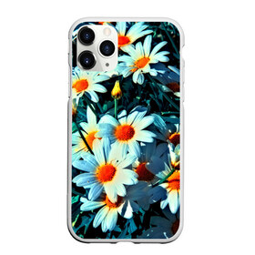 Чехол для iPhone 11 Pro матовый с принтом Полевые ромашки в Белгороде, Силикон |  | flower | лето | полевой цветок | цветочки | цветы