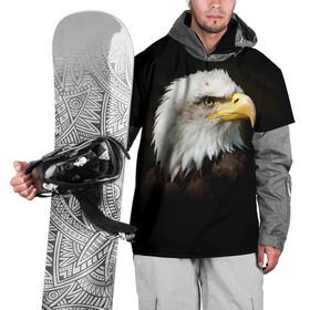 Накидка на куртку 3D с принтом Орёл в Белгороде, 100% полиэстер |  | Тематика изображения на принте: клюв | орёл | пернатые | перья | птица | хищник