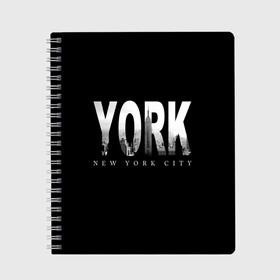 Тетрадь с принтом Нью-Йорк в Белгороде, 100% бумага | 48 листов, плотность листов — 60 г/м2, плотность картонной обложки — 250 г/м2. Листы скреплены сбоку удобной пружинной спиралью. Уголки страниц и обложки скругленные. Цвет линий — светло-серый
 | america | capital | city | lights | new york | night | skyscrapers | tourism | usa | америка | город | ночь | нью йорк | огни | столица | сша | туризм