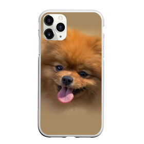 Чехол для iPhone 11 Pro матовый с принтом Шпиц в Белгороде, Силикон |  | shpic | животные | мордочка | пёс | рыжий | собака | собачка | язык