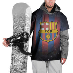 Накидка на куртку 3D с принтом Я фанат fc Barcelona! в Белгороде, 100% полиэстер |  | Тематика изображения на принте: barcelona | fc | барса | барселона | футбол