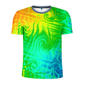 Мужская футболка 3D спортивная с принтом Цвет-2 в Белгороде, 100% полиэстер с улучшенными характеристиками | приталенный силуэт, круглая горловина, широкие плечи, сужается к линии бедра | baphomet.by | дмитрий данилин | цвет 2