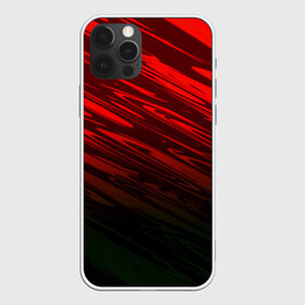 Чехол для iPhone 12 Pro Max с принтом Размытие красок в Белгороде, Силикон |  | абстракция | красный