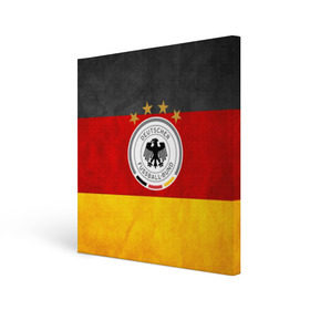 Холст квадратный с принтом Сборная Германии в Белгороде, 100% ПВХ |  | germany | германия | футбольная форма