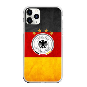 Чехол для iPhone 11 Pro матовый с принтом Сборная Германии в Белгороде, Силикон |  | germany | германия | футбольная форма