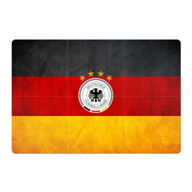 Магнитный плакат 3Х2 с принтом Сборная Германии в Белгороде, Полимерный материал с магнитным слоем | 6 деталей размером 9*9 см | germany | германия | футбольная форма