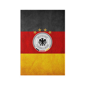 Обложка для паспорта матовая кожа с принтом Сборная Германии в Белгороде, натуральная матовая кожа | размер 19,3 х 13,7 см; прозрачные пластиковые крепления | germany | германия | футбольная форма