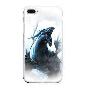Чехол для iPhone 7Plus/8 Plus матовый с принтом Dragon в Белгороде, Силикон | Область печати: задняя сторона чехла, без боковых панелей | fantasy | дракон | змей | миф | фэнтези