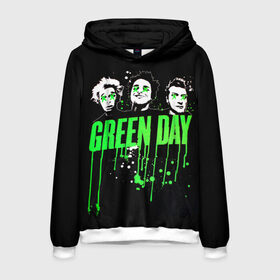 Мужская толстовка 3D с принтом Green Day 4 в Белгороде, 100% полиэстер | двухслойный капюшон со шнурком для регулировки, мягкие манжеты на рукавах и по низу толстовки, спереди карман-кенгуру с мягким внутренним слоем. | american idiot | green day | грин дей | грин дэй