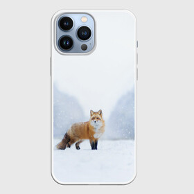 Чехол для iPhone 13 Pro Max с принтом лесная красотка в Белгороде,  |  | Тематика изображения на принте: зима | лес | лиса | рыжая | снег | тайга