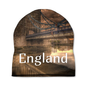 Шапка 3D с принтом England (Англия) в Белгороде, 100% полиэстер | универсальный размер, печать по всей поверхности изделия | england | london | англия | британия | великобритания | владычица морей | вода | город | гостеприимный | дождей | клевый | красивый | лилия | лондон | мост | на темзе | окна | пасмурно | прикольный | река