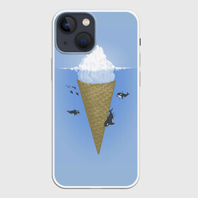 Чехол для iPhone 13 mini с принтом Мороженое в Белгороде,  |  | food | ice cream | вкусно | еда | мороженое