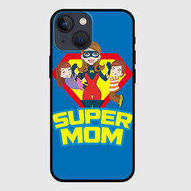 Чехол для iPhone 13 mini с принтом Супермама в Белгороде,  |  | Тематика изображения на принте: мама