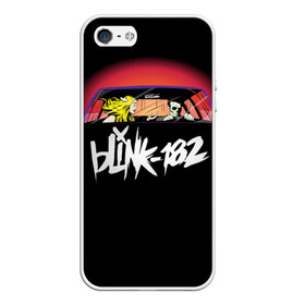 Чехол для iPhone 5/5S матовый с принтом Blink-182 в Белгороде, Силикон | Область печати: задняя сторона чехла, без боковых панелей | blink | california | pop | punk | rock | группа | калифорния | панк | рок