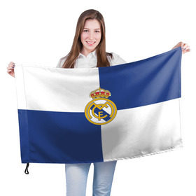 Флаг 3D с принтом Real Madrid №1! в Белгороде, 100% полиэстер | плотность ткани — 95 г/м2, размер — 67 х 109 см. Принт наносится с одной стороны | fc | fcb | lfp | real madrid | болельщикам | испания | испанская премьер лига | испанский | мадрид | реал | реал мадрид | футбольный клуб