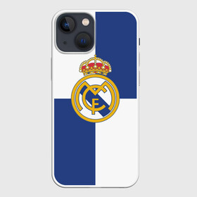 Чехол для iPhone 13 mini с принтом Real Madrid №1 в Белгороде,  |  | fc | fcb | lfp | real madrid | болельщикам | испания | испанская премьер лига | испанский | мадрид | реал | реал мадрид | футбольный клуб