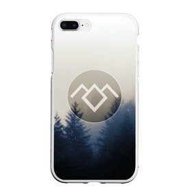 Чехол для iPhone 7Plus/8 Plus матовый с принтом Twin Peaks в Белгороде, Силикон | Область печати: задняя сторона чехла, без боковых панелей | twin peaks | лес | лора палмер | ночь | огонь | сова | сосны | твин пикс