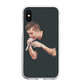 Чехол для iPhone XS Max матовый с принтом Tyler Joseph в Белгороде, Силикон | Область печати: задняя сторона чехла, без боковых панелей | 21 pilots | tyler joseph | тайлер джозеф