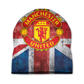 Шапка 3D с принтом Manchester United №1! в Белгороде, 100% полиэстер | универсальный размер, печать по всей поверхности изделия | manchester united | манчестер | юнайтед