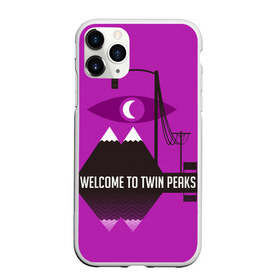 Чехол для iPhone 11 Pro Max матовый с принтом Welcome в Белгороде, Силикон |  | 3d | tv series | twin peaks | сериал | твин пикс