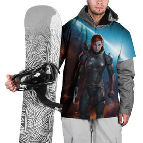 Накидка на куртку 3D с принтом Mass Effect в Белгороде, 100% полиэстер |  | n7 | shepard | галактика | жнец | космос | масс | нормандия | планета | шепард | эффект
