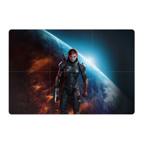 Магнитный плакат 3Х2 с принтом Mass Effect в Белгороде, Полимерный материал с магнитным слоем | 6 деталей размером 9*9 см | n7 | shepard | галактика | жнец | космос | масс | нормандия | планета | шепард | эффект