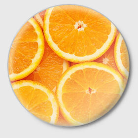 Значок с принтом Апельсинка в Белгороде,  металл | круглая форма, металлическая застежка в виде булавки | Тематика изображения на принте: апельсин | свежесть | фрукт
