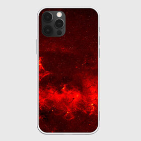 Чехол для iPhone 12 Pro Max с принтом Космический в Белгороде, Силикон |  | звезды | красный | туманность