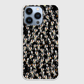 Чехол для iPhone 13 Pro с принтом Дурацкие пингвины в Белгороде,  |  | антарктида | антарктика | пингвин | полюс | полярник | птенец | птицы | толпа