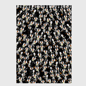 Скетчбук с принтом Дурацкие пингвины в Белгороде, 100% бумага
 | 48 листов, плотность листов — 100 г/м2, плотность картонной обложки — 250 г/м2. Листы скреплены сверху удобной пружинной спиралью | Тематика изображения на принте: антарктида | антарктика | пингвин | полюс | полярник | птенец | птицы | толпа