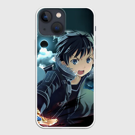 Чехол для iPhone 13 mini с принтом Kirito агрессивный в Белгороде,  |  | anime | kirito | sao | sword art online | аниме | кирито | мастера меча онлайн