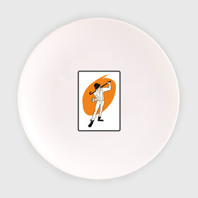 Тарелка 3D с принтом Заводной апельсин в Белгороде, фарфор | диаметр - 210 мм
диаметр для нанесения принта - 120 мм | Тематика изображения на принте: clockwork orange | берджесс | заводной апельсин | кубрик | молоко