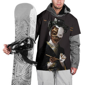 Накидка на куртку 3D с принтом Ghost In The Shell 1 в Белгороде, 100% полиэстер |  | Тематика изображения на принте: anime