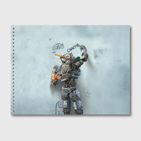 Альбом для рисования с принтом Чаппи в Белгороде, 100% бумага
 | матовая бумага, плотность 200 мг. | antwoord | chappie | die | ninja | yolandi | йоланди | ниндзя | робот