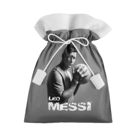 Подарочный 3D мешок с принтом Leo Messi в Белгороде, 100% полиэстер | Размер: 29*39 см | barcelona | spanish | аргентина | барселона | испания | лео | месси | мяч | футбол | футболист