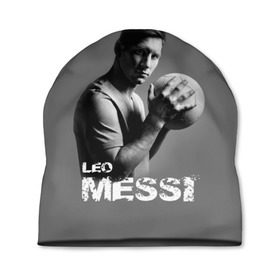 Шапка 3D с принтом Leo Messi в Белгороде, 100% полиэстер | универсальный размер, печать по всей поверхности изделия | barcelona | spanish | аргентина | барселона | испания | лео | месси | мяч | футбол | футболист